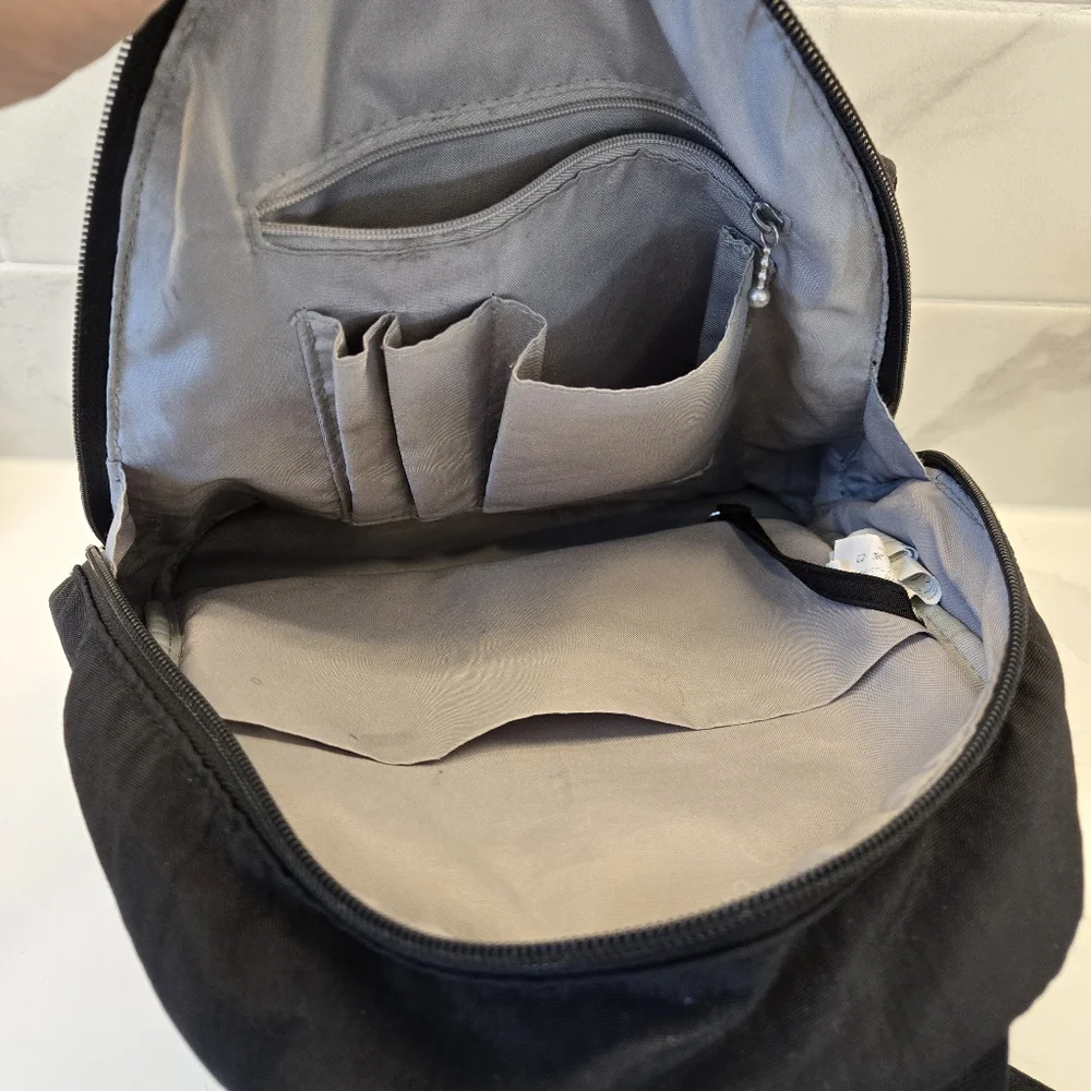 Baggallini Convertible Backpack Black‎ Travel Lightweight Pockets